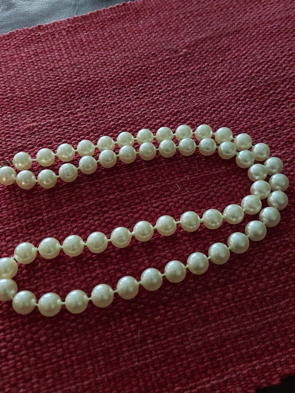 Classuc Single Strans Faux Pearl Necklace